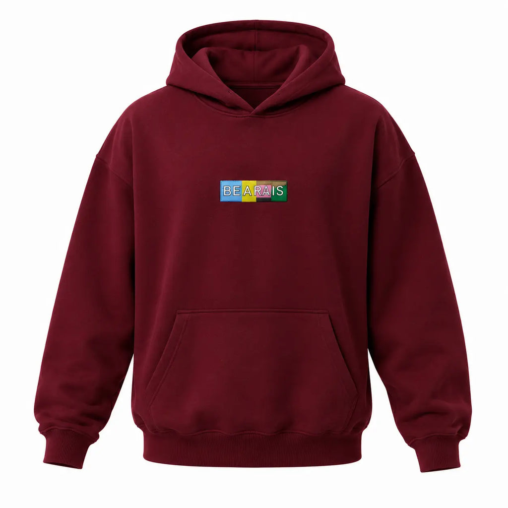 BE A RAIS Essential Hoodie - Bordeaux