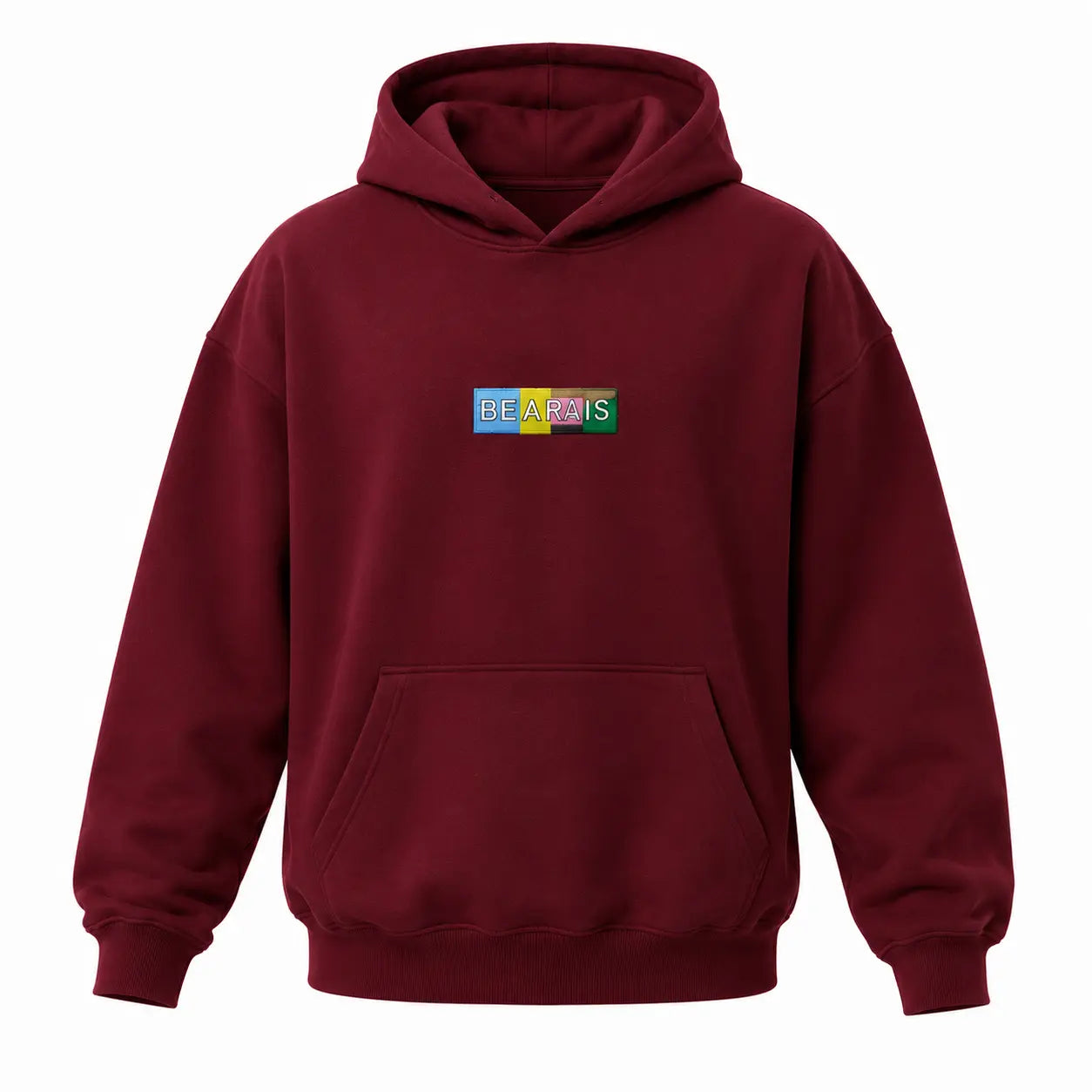 BE A RAIS Essential Hoodie - Bordeaux