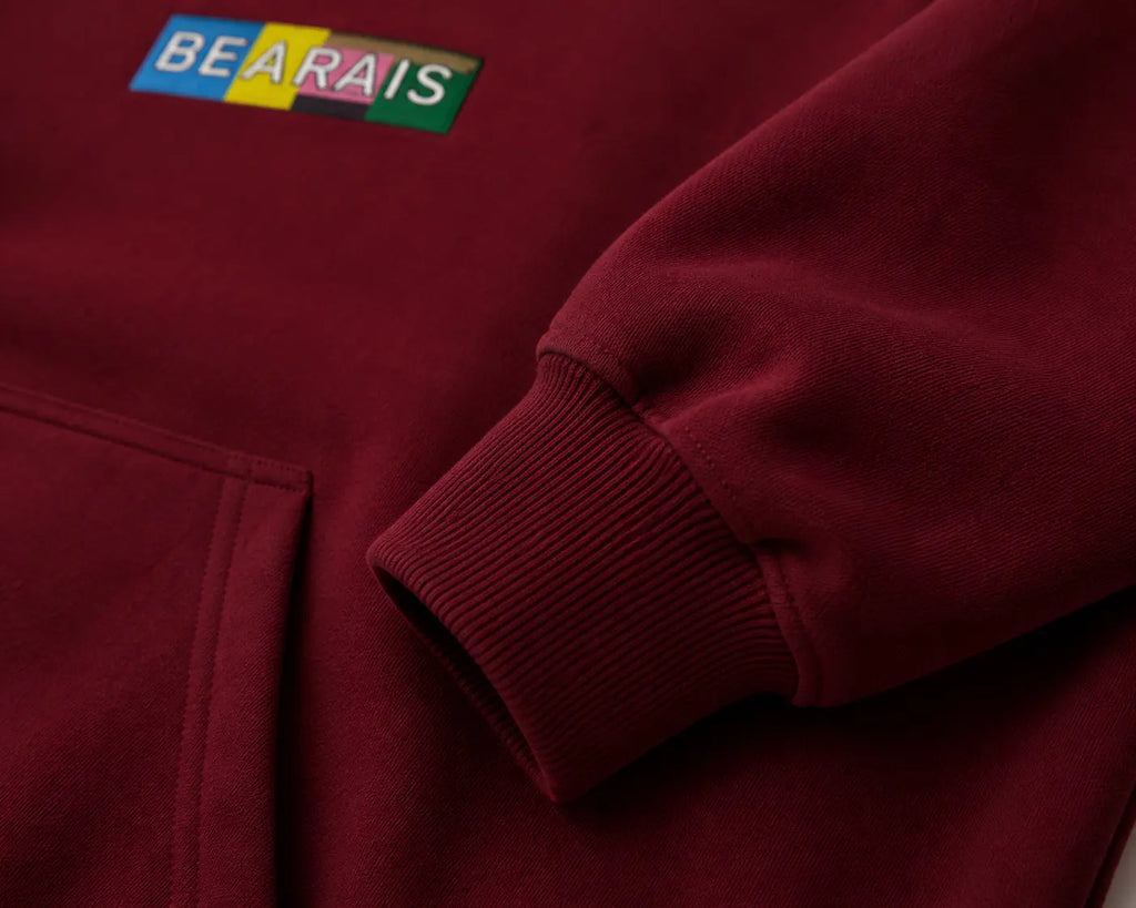 BE A RAIS Essential Hoodie - Bordeaux