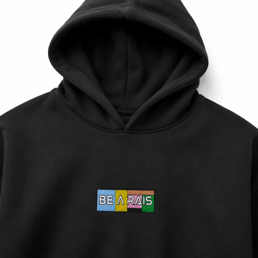 BE A RAIS Essential Hoodie – Black