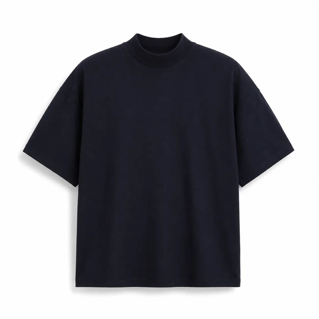 Oversized High Neck Tee