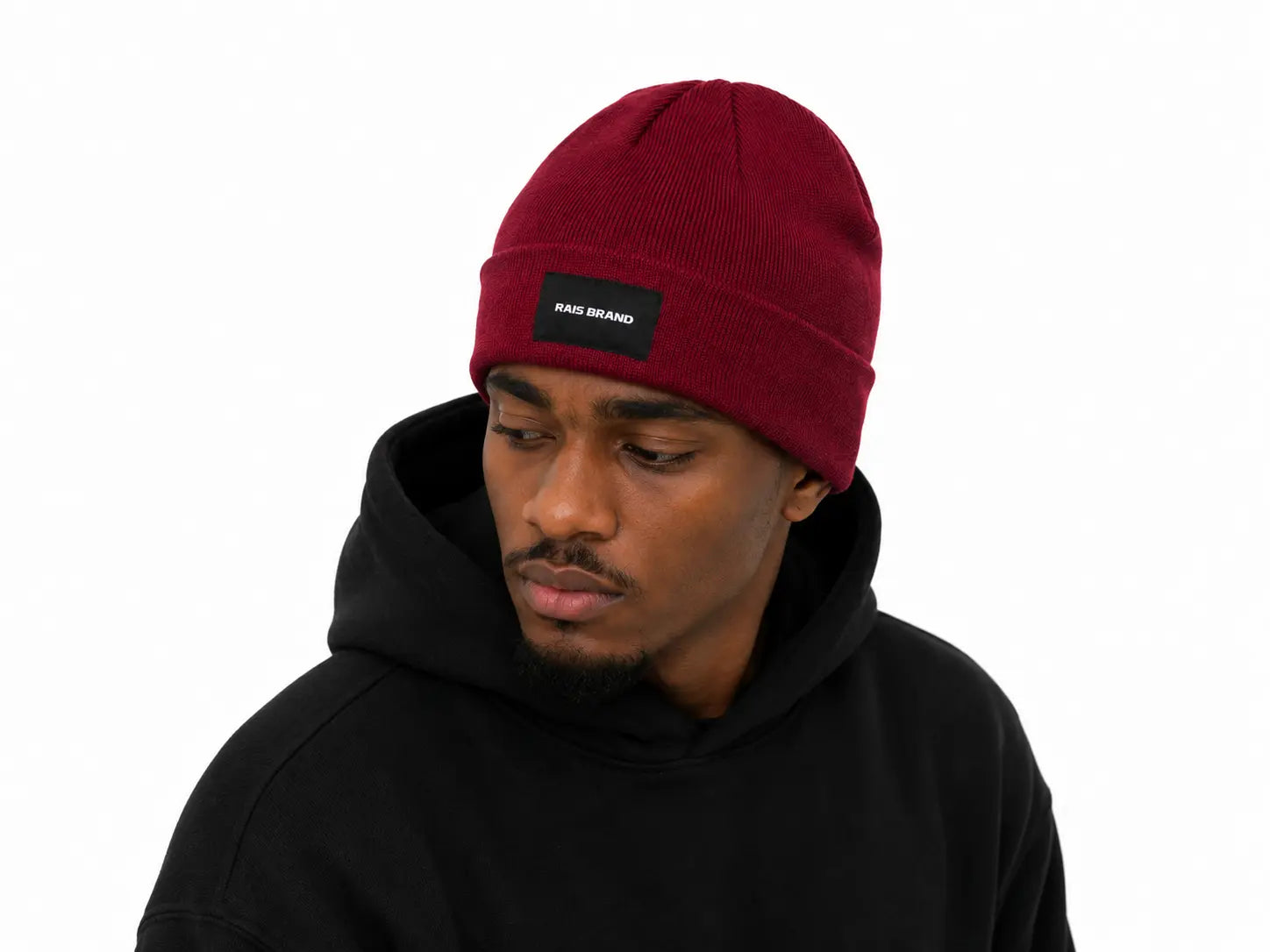 Heavy Beanie – Donkerrood
