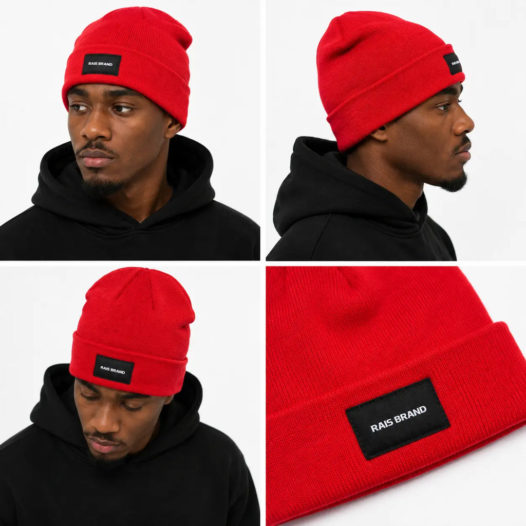 Heavy  Beanie - Rood