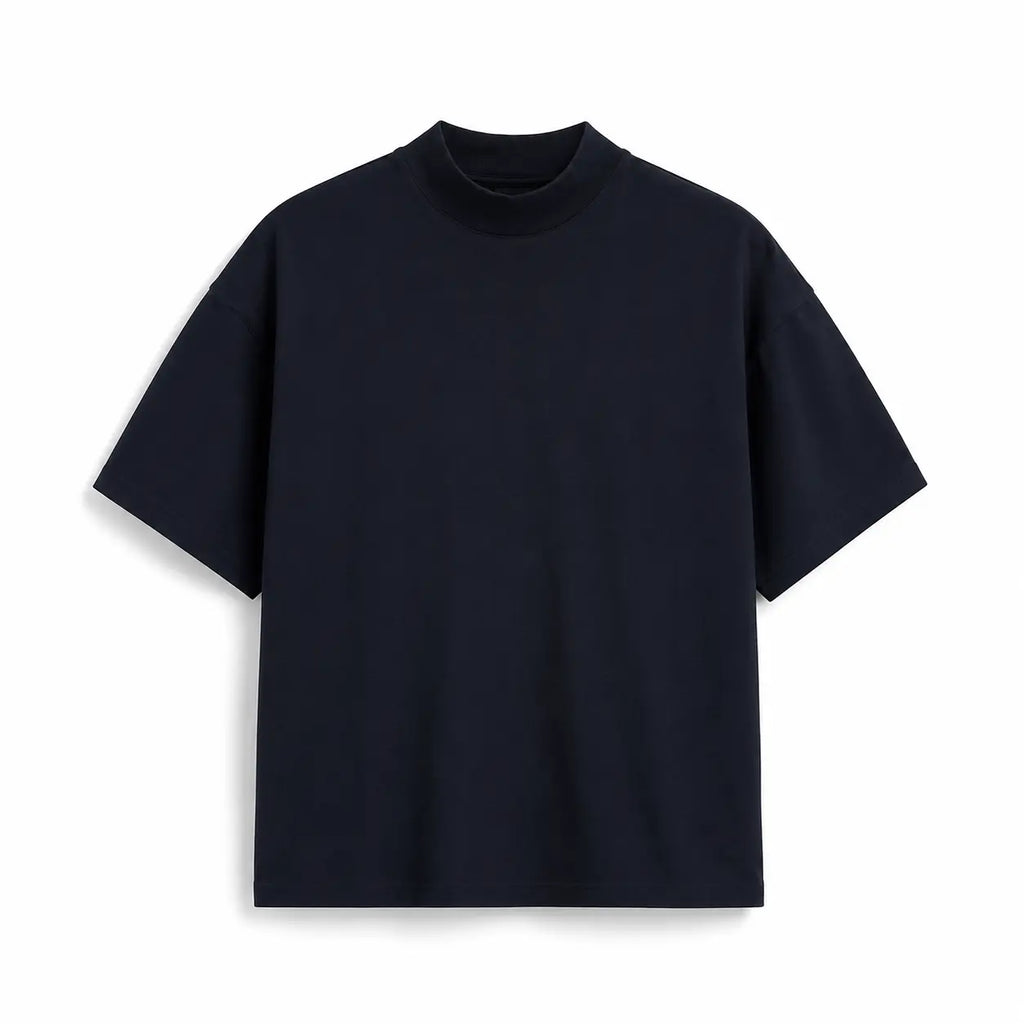 Oversized High Neck Tee